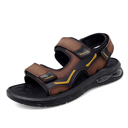 Men's Sandals Beach Shoes Casual Sneakers Outdoor Beach Shoes(White-Patch Five-Pointed star4,43 Code)