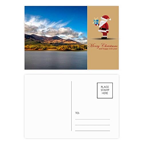 Cartes postales Motif père Noël Mountain Crystal Lake Science lot de 20