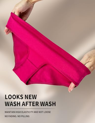 Image of Cotton Underwear for Women - Soft, Breathable, Full Coverage Panties, Tag-Free Comfortable Briefs, Multi-Pack