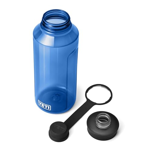 Image of YETI Yonder Water Bottle with Yonder Tether Cap, Lightweight, Leakproof and BPA-Free