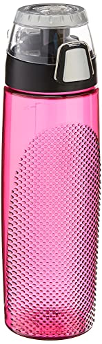 Thermos Tritan Hydration Bottle with Meter, 24-Ounce, Magenta