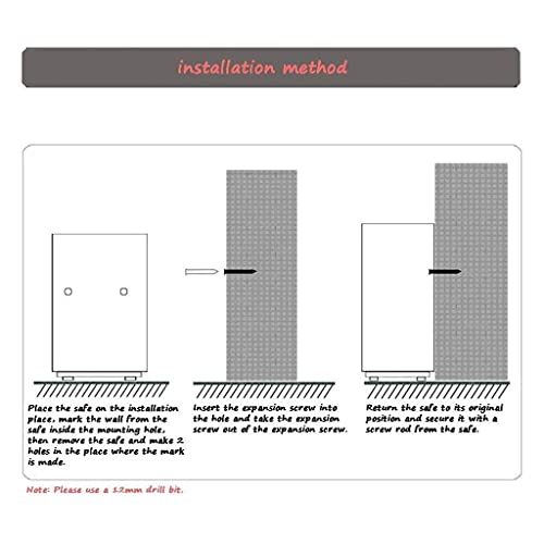 Structure safe de bureau 35x30x25cm pour vos documents - 2