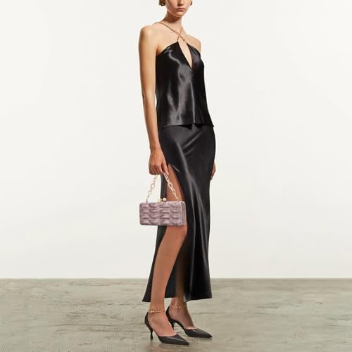 Gets Acrylic Clutch Purses for Women Marble Evening Clutch Bag Shell Pattern Purse Handbag for Wedding Cocktail Party Prom - Image 4