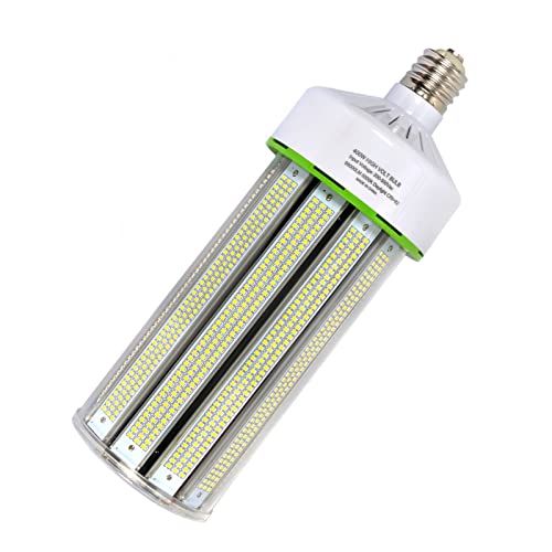 480V LED Corn Light Bulb 400W,E39 Large Mogul Base, 5000K (100W Metal Halide/HID/HPS Replacement), Led Lamp for High Bay Parking lot Light,200-500V