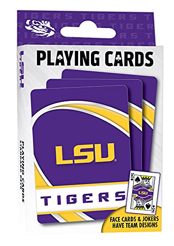 Image of MasterPieces Family Games - NCAA LSU Tigers Playing Cards - Officially Licensed Playing Card Deck For Adults, Kids, And Family