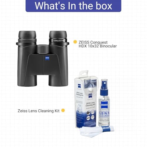 Binoculares Zeiss Conquest HDX 10x32 Negro 2 unidades miniatura 7