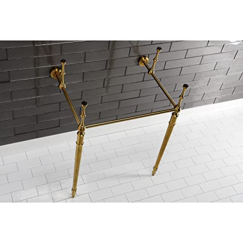 Kingston Brass Vpb33227 Edwardian Brass Console Sink Legs, Brushed Brass, 22.31 X 19 X 33 #TOP2