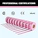 Lichamp 10-Pack Pink Electrical Tape Waterproof, 3/4 in x 66ft, Industrial Grade UL/CSA Listed High Temp Electrical Tape Pink Electric Super Vinyl