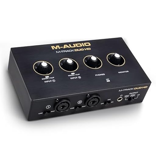 M-Audio M-Track Duo HD Interfaz de Audio USB-C 24bit, 192kHz para Grabación, Streaming, Podcasting, 2 Entradas XLR TRS, 2 Salidas TRS, Suite de Software | Ya disponible en tu tienda friki favorita! En mundofriki.es!