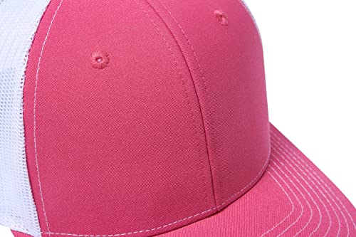 Image of Quanhaigou Trucker Hat - Mesh Snap Back - Unisex Adjustable Baseball Cap - Outdoor Hats for Men Women
