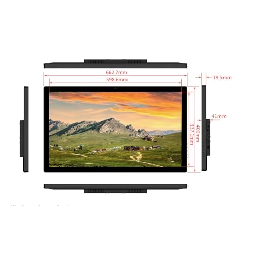 Image of 24-inch, 27-inch, 32-inch HD Digital Photo Frame, Building Advertising Machine, Video Player, Easy to Set Up, with Motion Sensor(Black,27 inches)