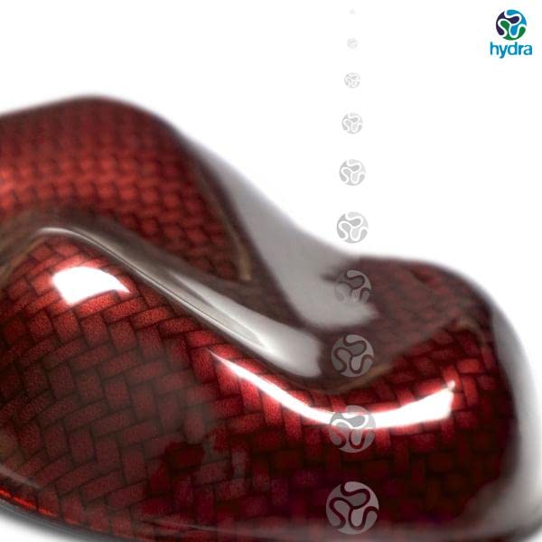 Pellicola Idrografica Cubicatura Hydrographics Hydrodipping Attivatore Activator Kit cromo-carbonio. Dimensioni: Larghezza: 100 cm. Lunghezza: 200 cm (HCC-006)