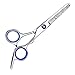 Produktbild Haarschere Profi Friseurschere Perfekter Effilierschere für Damen und Herren Leicht und Scharf Präziser Schnitt mit Einseitiger Mikroverzahnung für Salon Friseur oder zu Hause(Edelstahl)