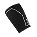 Pure Athlete Technical Thigh Compression Sleeve- Men Women Hamstring, Thigh, Groin, Quad Support Relief (Small, Black - 1 Sleeve)