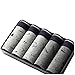 XKUN Boxers Hommes 5 Pièces sous-Vêtements pour Hommes Coton Boxer Boxe sous-Vêtements pour Hommes Confortables sous-Vêtements pour Hommes Respirants Boxer Shorts-Js5-9,L 40-50Kg,5Pcs