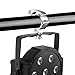 5 Pack 2 Inch Quick Lock and Release Heavy Duty 220 Lbs Aluminum Alloy Stage Lighting Clamp for Moving Head Light Par Light Spotlight Fit 50 mm OD Pipe -TUV Certificated Silver