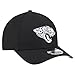 New Era Men's Black Jacksonville Jaguars Team Collection 9FORTY M-Crown A-Frame Adjustable Hat