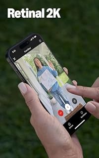 Ring Wired Doorbell Plus (newest model), Home or business security, Retinal 2K with wide-angle video, 4x Enhanced Zoom, and Low-Light Sight, Nickel Silver