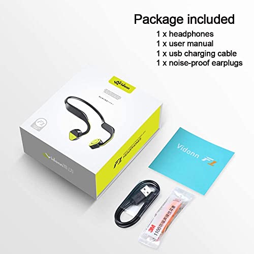 Vidonn Bone Conduction Headphones F1 Sweat Resistant Wireless Earphones For Workouts And Running Bluetooth Headphones With Mic #TOP3