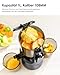 Fretta Entsafter Slow Juicer mit 108 mm XL Öffnung&1L Kapazität,Entsafter Gemüse und Obst,200W Saftpresse elektrisch mit Cold Press,Einfache Reinigung und Leiser Motor,BPA-frei