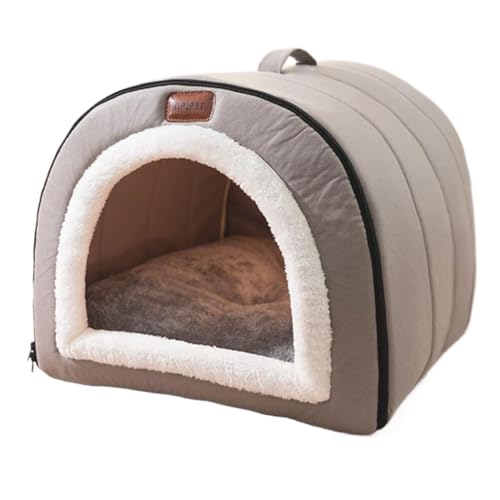 FWYTT ペットベッド 洗える 猫犬用 ペットハウス 小型犬 中型犬 対応 ふわふわクッション付き 防滑底 大容量 室内用 かわいいスタイルです 座布団両用です ふんわりインナー 家庭用です 多機能です ペット共通です 暖かくします 防寒です 円形です