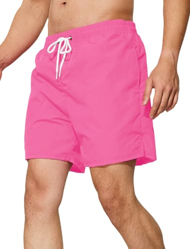 Mens Swim Trunks 5 inch Quick Dry Swim Shorts with Mesh Lining Beach Board Shorts Swimwear Bathing Suit3