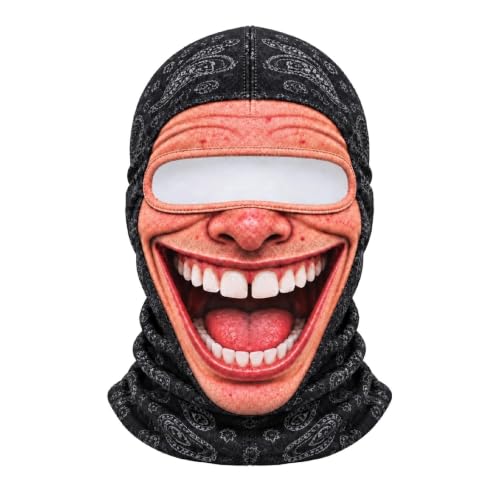 Funny Ski Mask Realistic Full Face Balaclava Old Man Ski Mask - image 1