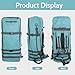 Csafyrt Paddle Board Bag 84L Shoulder Bag Backpack Nylon Kayak Paddle with Waist Belt Buckle Straps, Zippered Portable Surfboard for Paddleboard Surfboard Accessories
