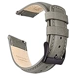 Ritche 20mm Leather Watch Band Quick Release Watch Bands for Men Women Compatible with Timex Easy Reader 38mm / Seiko SARB017 / Citizen BN0150-28E / Samsung Galaxy 3 41mm / Huawei GT2 42mm Watch Strap