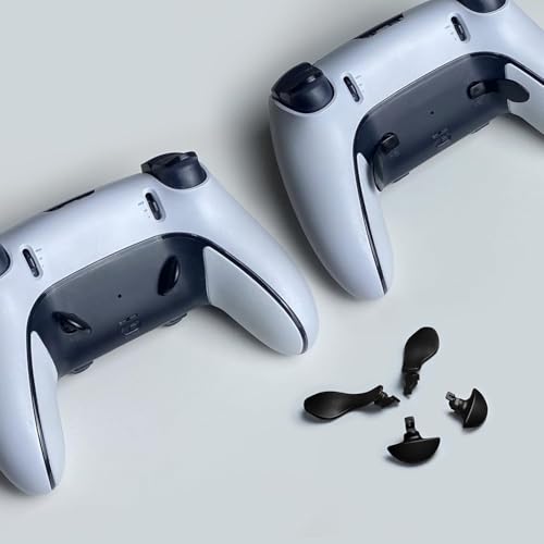 Image of Metal Back Paddles for PS5 Edge Controller, 4PCS Back Buttons for PS5 Dual Sense Edge Game Controller, Paddles Trigger Buttons Replacement Accessories(Black)