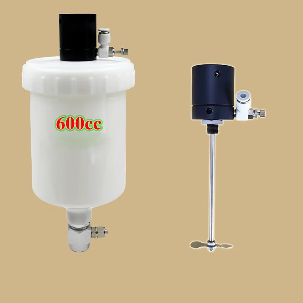 Mini agitateur pneumatique cuve revêtement et peinture visqueuse