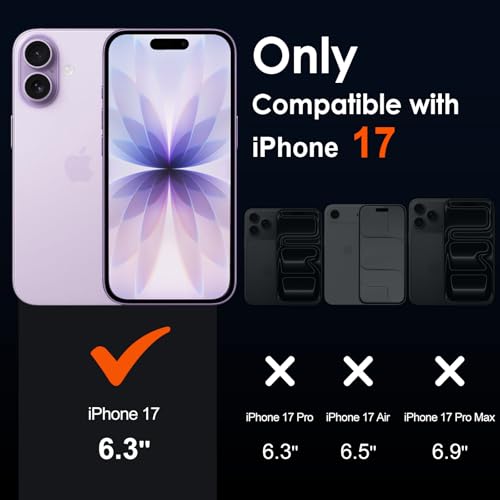 Image of ivoler 3-in-1 Clear Case for iPhone 17 6.3 inch Phone Case