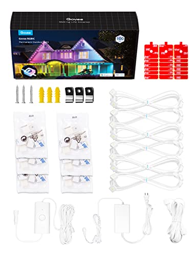 Govee H705A1D1 Permanent Outdoor Lights, Smart Rgbic Outdoor Lights With 75 Scene Modes, 100Ft With 72 Led Eaves Lights, Ip67 Waterproof, For Halloween Decorations, Christmas thumb #8
