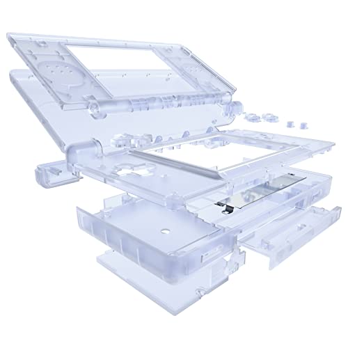Image of eXtremeRate Glacier Blue Replacement Full Housing Shell for Nintendo DS Lite, Custom Handheld Console Case Cover with Buttons, Screen Lens for Nintendo DS Lite NDSL - Console NOT Included