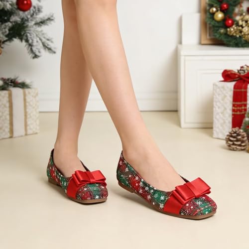 Image of Dear Time Women's Flats Shoes Bowknot Dressy Ballets Loafers Wedding Business Casual Walking Shoes