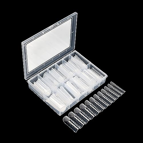 Molde para uñas UV Gel, cubre toda la uña, transparente miniatura 7