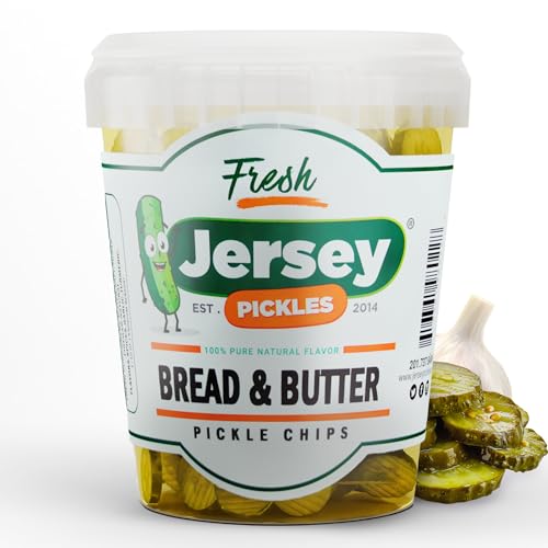 Jersey Pickles - Bread and Butter Pickled Chips (Quart) -