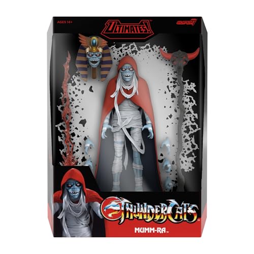Image of Super7 ULTIMATES! Thundercats Mumm-Ra (Old Man) - 7 inch Thundercats Action Figure with Accessories - Classic Cartoon Collectibles and Retro Toys