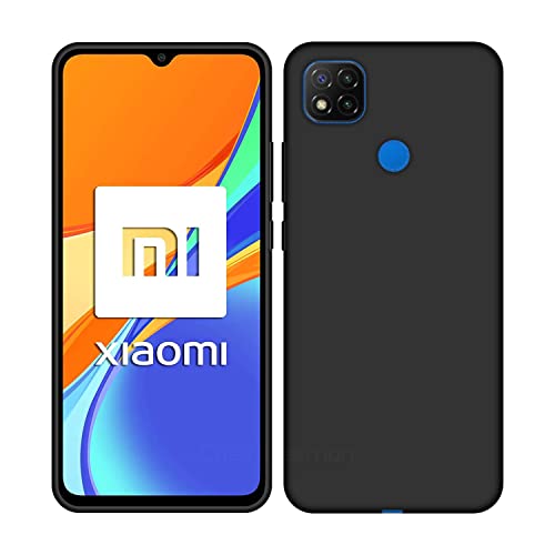Image of Case Creation for Redmi 9C 2020 Back case, Xiaomi Redmi 9C Slim Flexible Smart Look case with 360 Camera All Angle Protection (Pure Black)