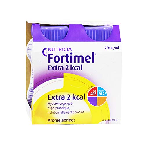 Nutricia Fortimel Extra 2Kcal Aroma Albaricoque, 4 x 200 ml