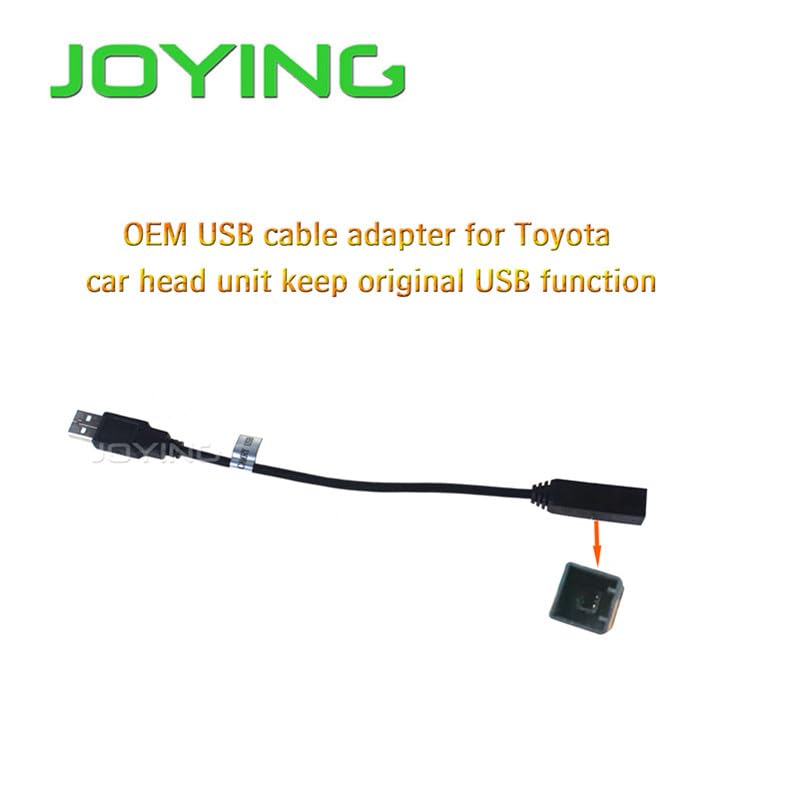2016 Joying OEM USB Harness Wiring Cable Adapter for Toyota Car Stereo Unit Keep USB Function