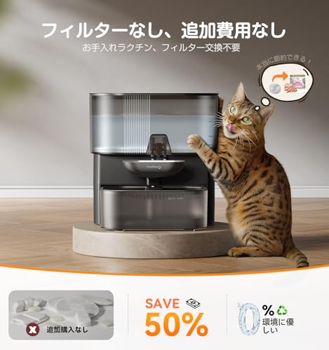 FEELNEEDY コードレス猫用給水器サムネイル2