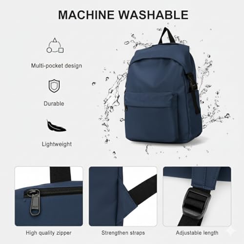 Image of 30L Waterproof 14 Inch Laptop Backpack for School, College, Office, Travel and Hiking Spacious Lightweight Daypack with Multi-Compartment Storage for Men and Women