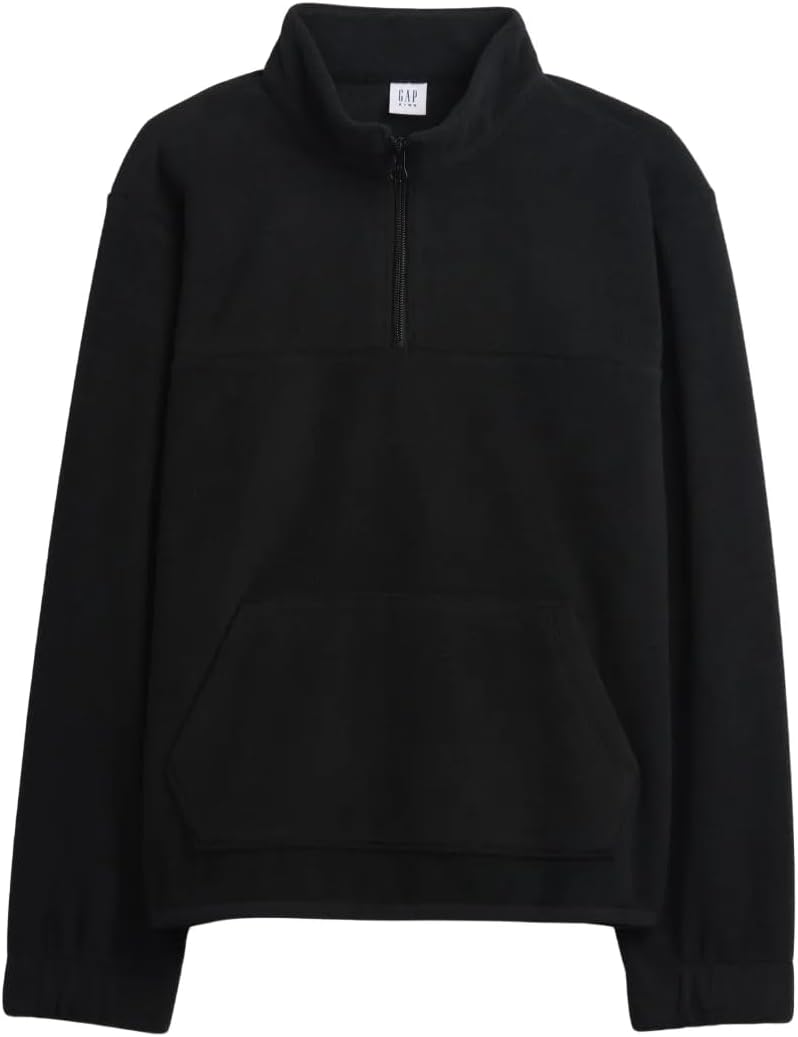GAP Boys' Polar Fleece Quarter Zip Sweatshirt