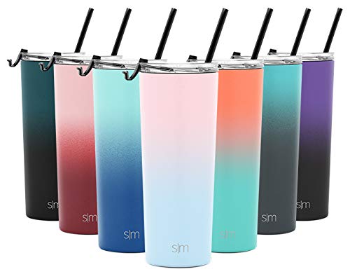 Simple Modern 24oz Classic Tumbler Travel Mug with Clear Flip Lid & Straw