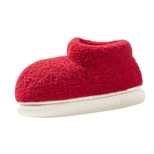 YANFJHV Botas plateadas para zapatos individuales con lazo para primeros zapatos con hebilla con correa Toddler Soft Bottom Transpirable Princess Shoes, rojo, 25.5 EU