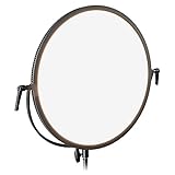 Fotodiox Pro FlapJack Studio (C-700RSV) Bicolor LED Studio Edge Light - 18-Inch Round Ultra-Thin Professional Dual Color LED, Dimmable Photo/Video Light Kit with Case