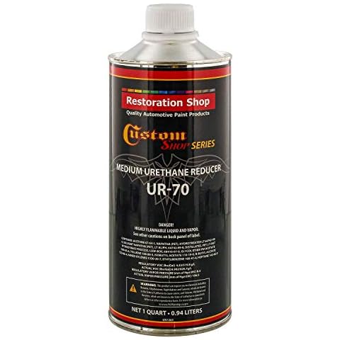 Restoration Shop / Custom Shop - UR70 Medium Urethane Reducer (Quart) for Automotive Paint and Industrial Paint Use - High Performance Automotive Grade Cover