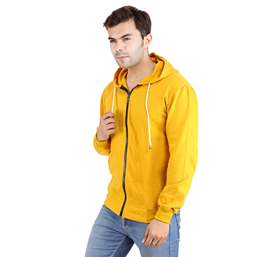Image of Men's Cotton Hooded Neck Hoodie