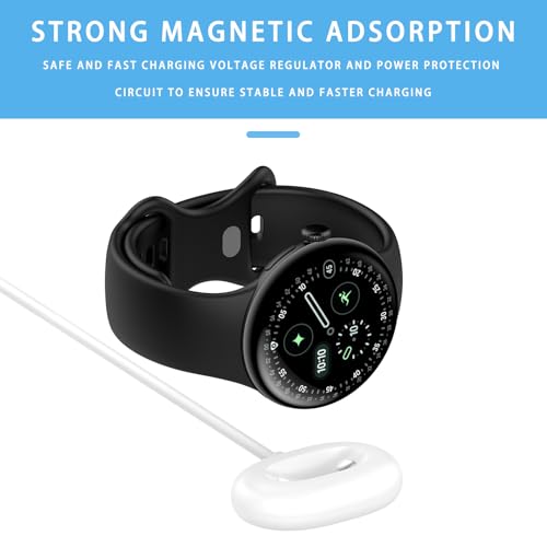 Station d'accueil blanche Pixel Watch 4 double support de charge ergonomique